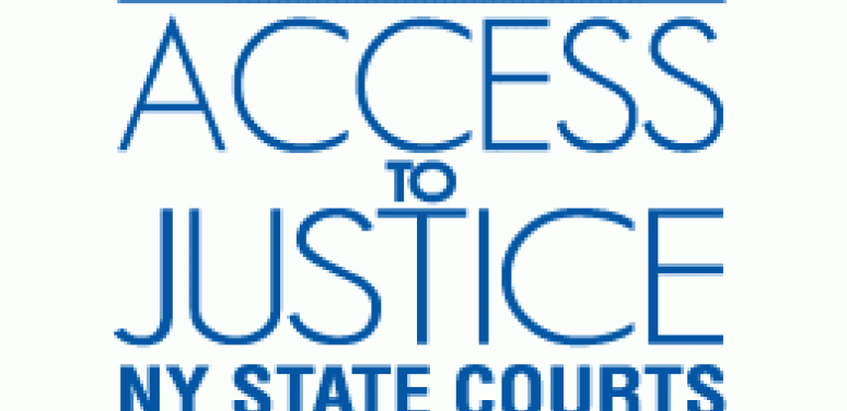 Access to Justice NY State Courts logo