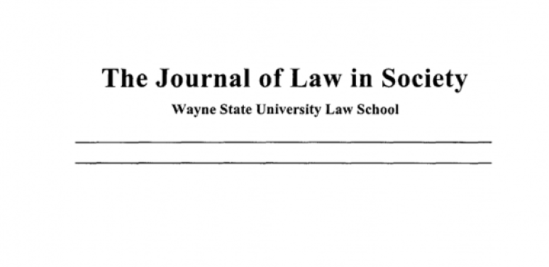 Journal of Law in Society Logo